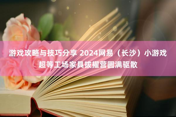 游戏攻略与技巧分享 2024网易（长沙）小游戏超等工场家具拔擢营圆满驱散