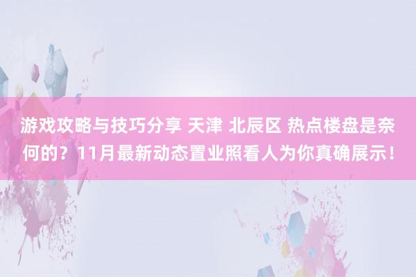 游戏攻略与技巧分享 天津 北辰区 热点楼盘是奈何的？11月最新动态置业照看人为你真确展示！